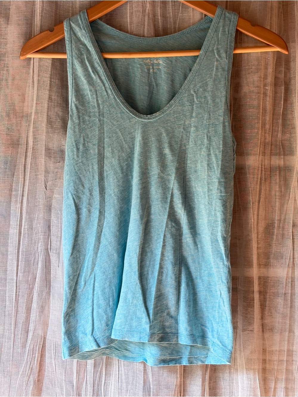 J. Crew Light Blue Scoop Neck Tank Top